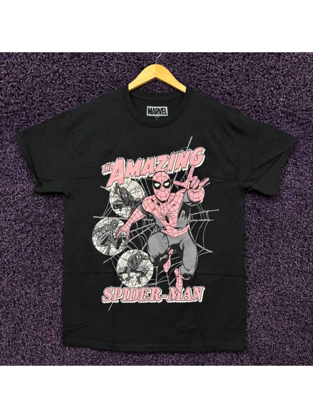 The Amazing Spider-Man Action Stills Marvel Comics T-Shirt L